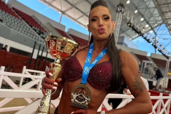 Ukrainian beauty Ekaterina Shipunova became the absolute champion of the World Cup in bodybuilding in Madrid